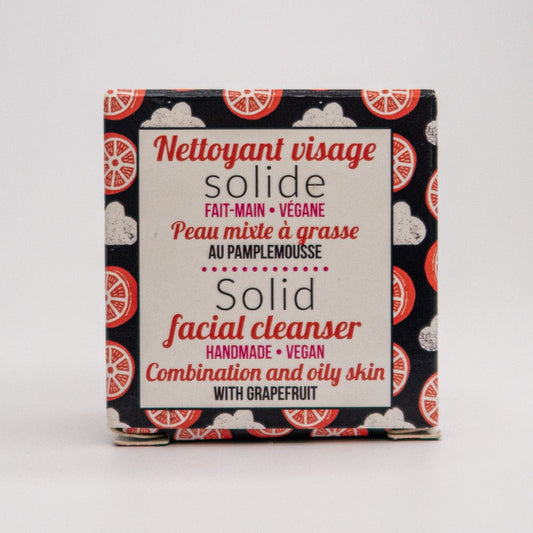 Solid Facial Cleanser Grapefruit - fet & blandhy - Purepacks