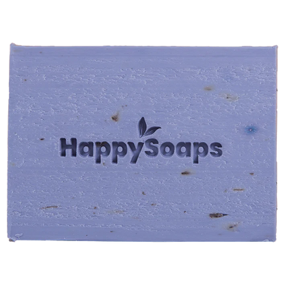 Happy Soaps Lavendel body wash bar frilagd