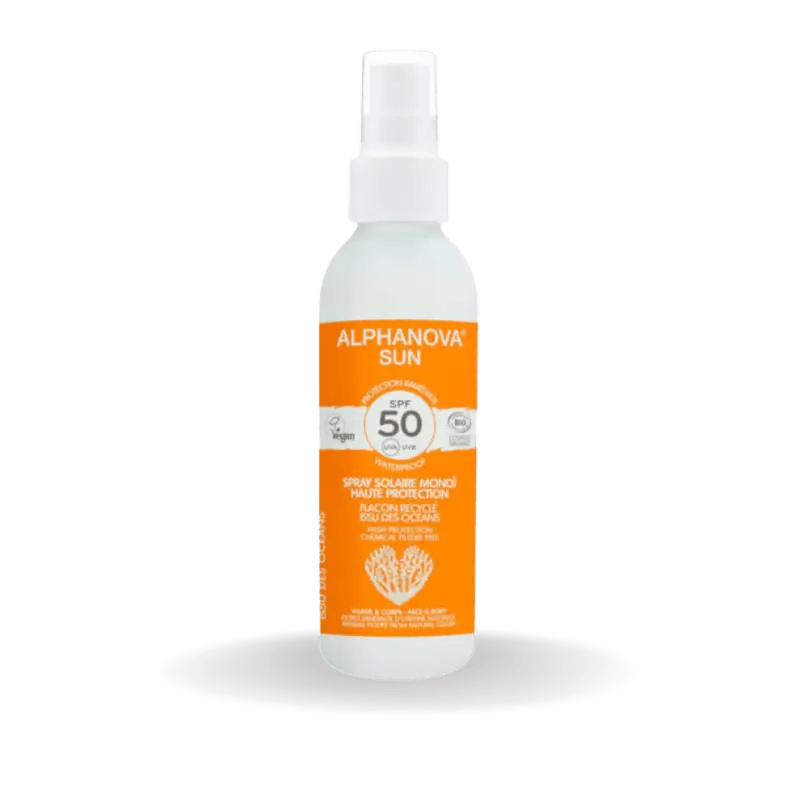 Sun Spray SPF50 Recycled Ocean Plastic - Purepacks